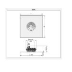 DIFUSOR CIRCULAR DE PLACA MOTOR AIRZONE D.200 - Imagen 3