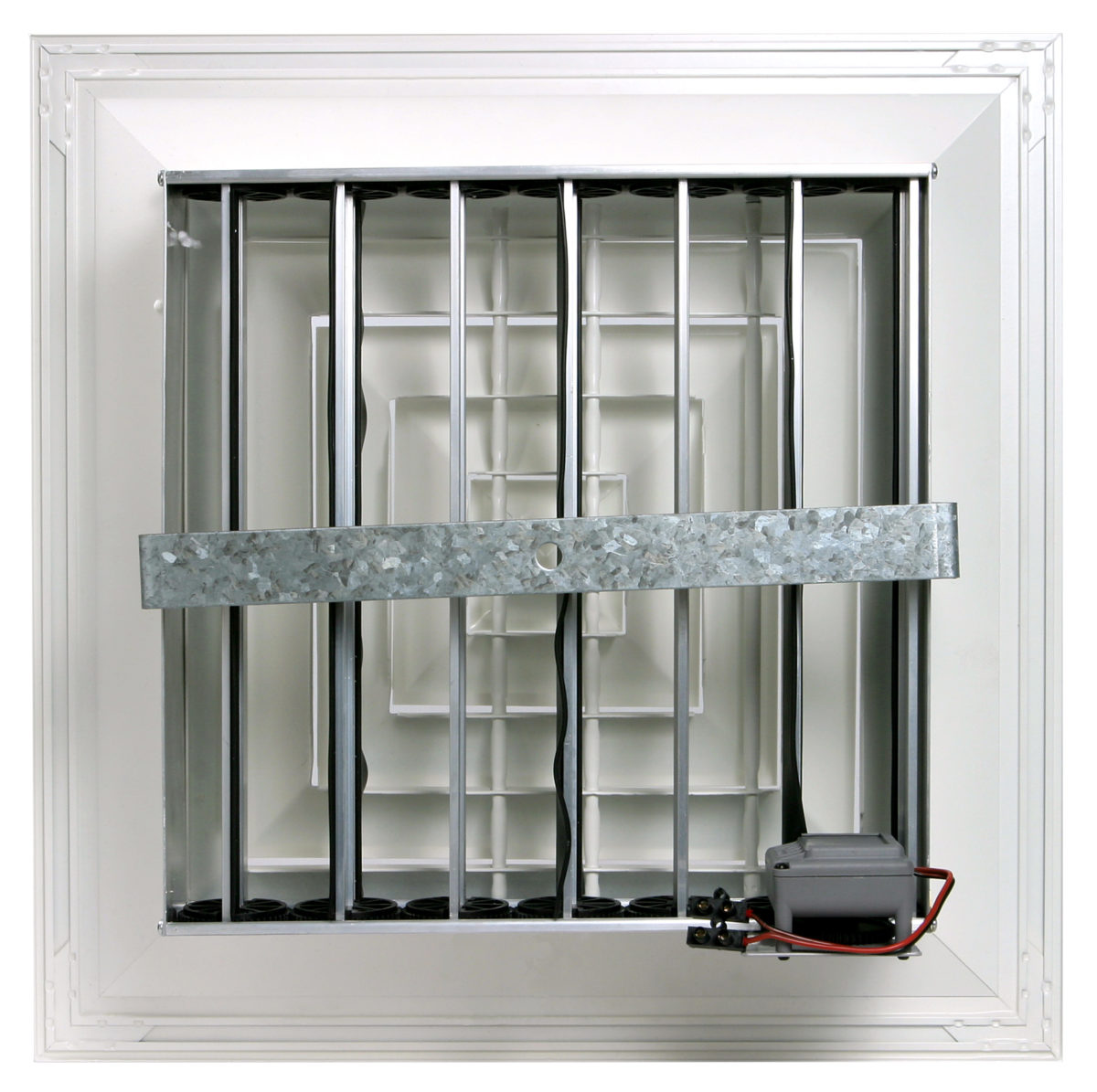 DIFUSOR CUADRADO AIRZONE DFCU MOTORIZADO 150X150 ALUMINIO - Imagen 2