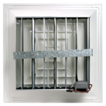 DIFUSOR CUADRADO AIRZONE DFCU MOTORIZADO 225X225 BLANCO - Imagen 2