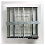 DIFUSOR CUADRADO AIRZONE DFCU MOTORIZADO 300X300 ALUMINIO - Imagen 2