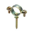 BOLSA 10 UDS. ABRAZADERA+TIRAFONDO 1" Ø-32