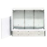 CAJA REGULABLE METAL PARA COLECTORES FLOOR TIEMME 1940 600X670X120 BLANCA
