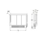 CAJA REGULABLE METAL PARA COLECTORES FLOOR TIEMME 1940 600X670X120 BLANCA - Imagen 2