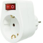 ADAPTADOR GARZA 1 TOMA CON INTERRUPTOR Y TOMA DE TIERRA - Imagen 3