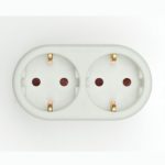 ADAPTADOR GARZA 2 TOMAS FRONTALES CON TOMA DE TIERRA - Imagen 2