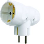 ADAPTADOR GARZA 2 TOMAS LATERALES CON TOMA DE TIERRA - Imagen 3