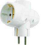 ADAPTADOR GARZA 3 TOMAS LATERALES CON TOMA DE TIERRA - Imagen 2