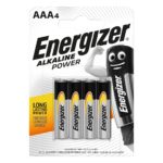 BLISTER 4 PILAS ENERGIZER AAA LR03 CLASICA 1,5V