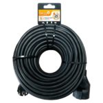 PROLONGADOR GARZA 25 METROS CABLE 1,5mm - 25m NEGRO