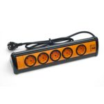 REGLETA GARZA 5 TOMAS + 2 USB CON CABLE 1,5mm-1,4m NARANJA - Imagen 3