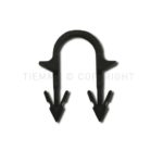 CAJA 900 GRAPAS DE PLÁSTICO PARA FIJACIÓN DE TUBO TIEMME 4520G 45mm