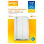 DETECTOR DE MOVIMIENTO GARZA CON TIMBRE Y ALARMA 60º IM96