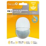 DETECTOR DE MOVIMIENTO GARZA POR INFRARROJO DE PARED 180º IM12