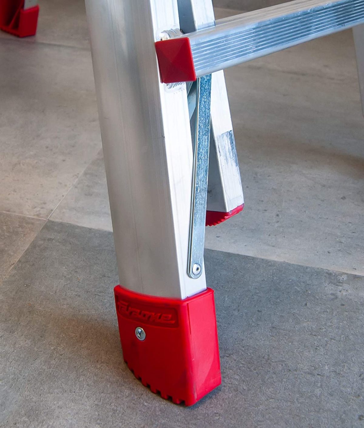 ESCALERA FARAONE TELESCOPICA DE ALUMINIO TELES-T4 8+8 PELDAÑOS - Imagen 4