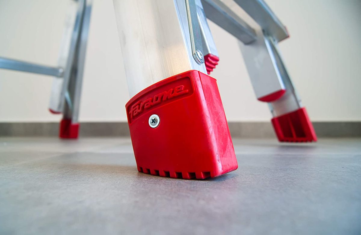 ESCALERA FARAONE TELESCOPICA DE ALUMINIO TELES-T4 8+8 PELDAÑOS - Imagen 6