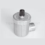 PURGADOR DE AIRE TIEMME 3/8" UNIÓN LATERAL EVACUACIÓN VERTICAL NIQUELADO 1899