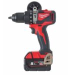 TALADRO PERCUTOR MILWAUKEE SIN ESCOBILLAS M18BLPD2-502X