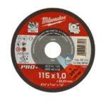 DISCO MILWAUKEE ABRASIVO PRO+ CORTE METAL SCS 41 / 115 -  Ø115