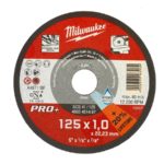 DISCO MILWAUKEE ABRASIVO PRO+ CORTE METAL SCS 41 / 125 - Ø125