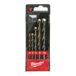 JUEGO DE 5 BROCAS MILWAUKEE PARA HORMIGÓN Ø 4/5/6/8/10 mm