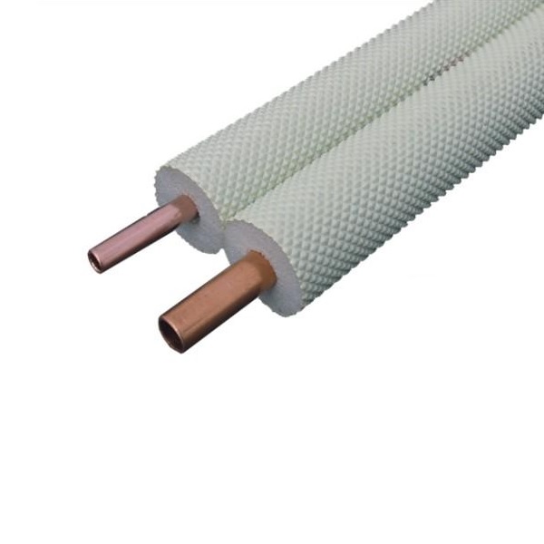 Juego de tubos de cobre aislado para aire acondicionado o bomba de calor de  3/8 de pulgadas, 3/4 pulgadas de succión, 25 pies de largo
