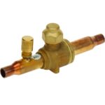 VALVULA MANUAL DANFOSS DE BOLA GBC 10s 009G7051 3/8" CON OBÚS - Imagen 2