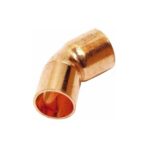 CURVA COBRE 45º 3/8 BOLSA 4 UDS.