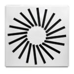 DIFUSOR AIRZONE ROTACIONAL 16 ELEMENTOS BLANCO