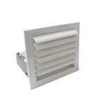 REJILLA AIRZONE INTELIGENTE DE LAMA CURVA MOTORIZADA RIC 450 X 200 BLANCO