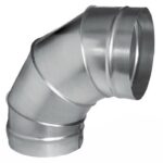 CODO GALVANIZADO 90º Ø100