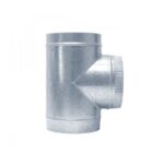 TE SIMPLE 90º GALVANIZADA Ø400