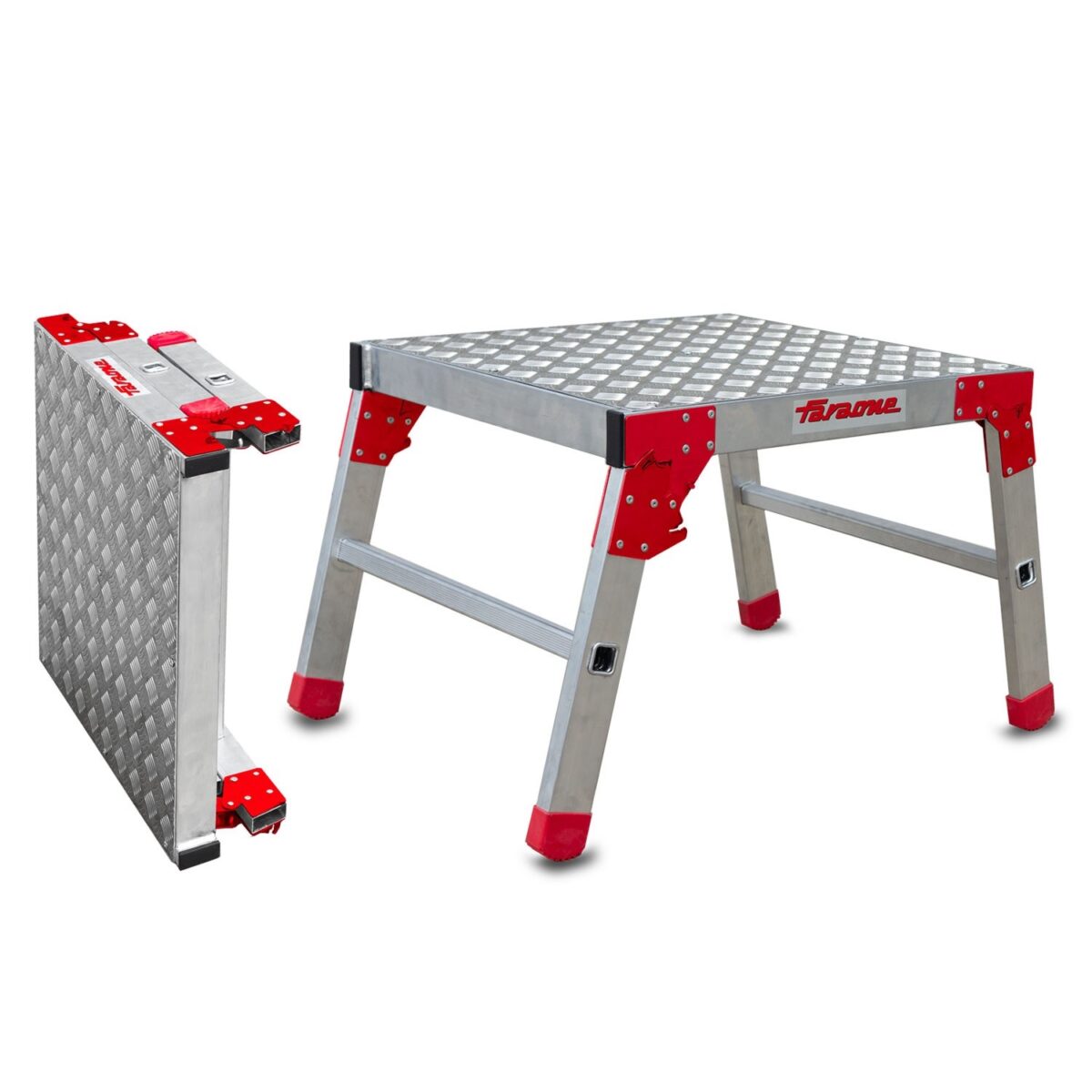 PLATAFORMA DE TRABAJO FARAONE 2 PELDAÑOS PLEGABLE PARA USO PROFESIONAL - Imagen 3