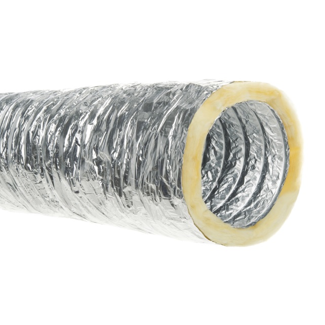 Manguera flexible de aluminio de 160 mm de diámetro manguera de ventilación para salida de aire 1,5 m de largo manguera flexible de aluminio 