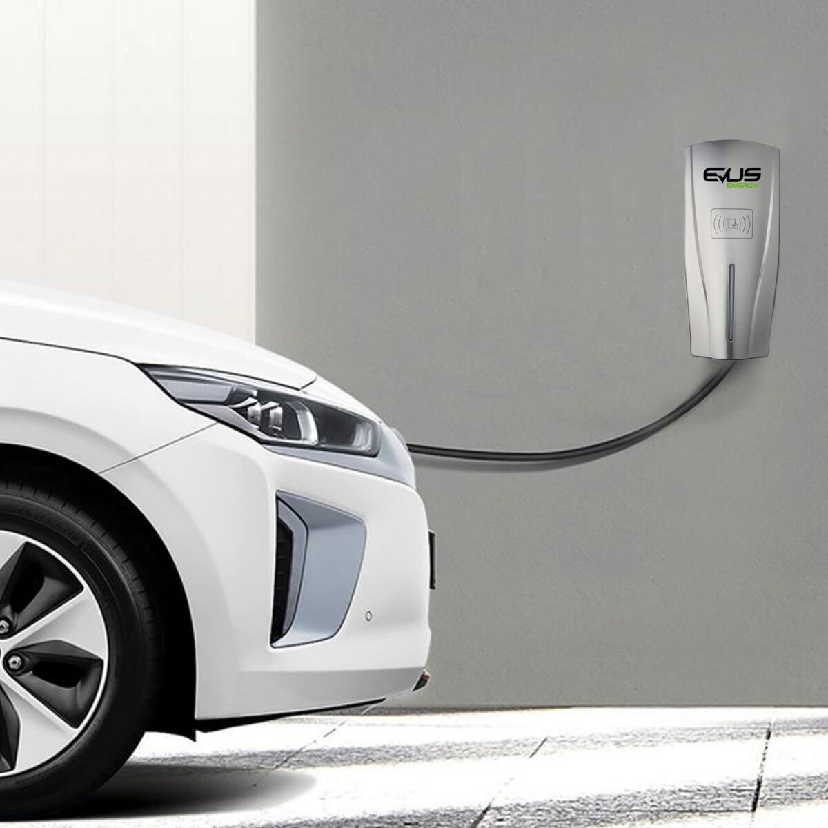 CARGADOR Z 74M EVUS ENERGY WALLBOX 7,4Kw/230v/ 32A / MANGUERA 6m CONEXIÓN TIPO 2/IEC 62196-2 BLUETOOTH Y WIFI  IP65/IK10 - Imagen 5