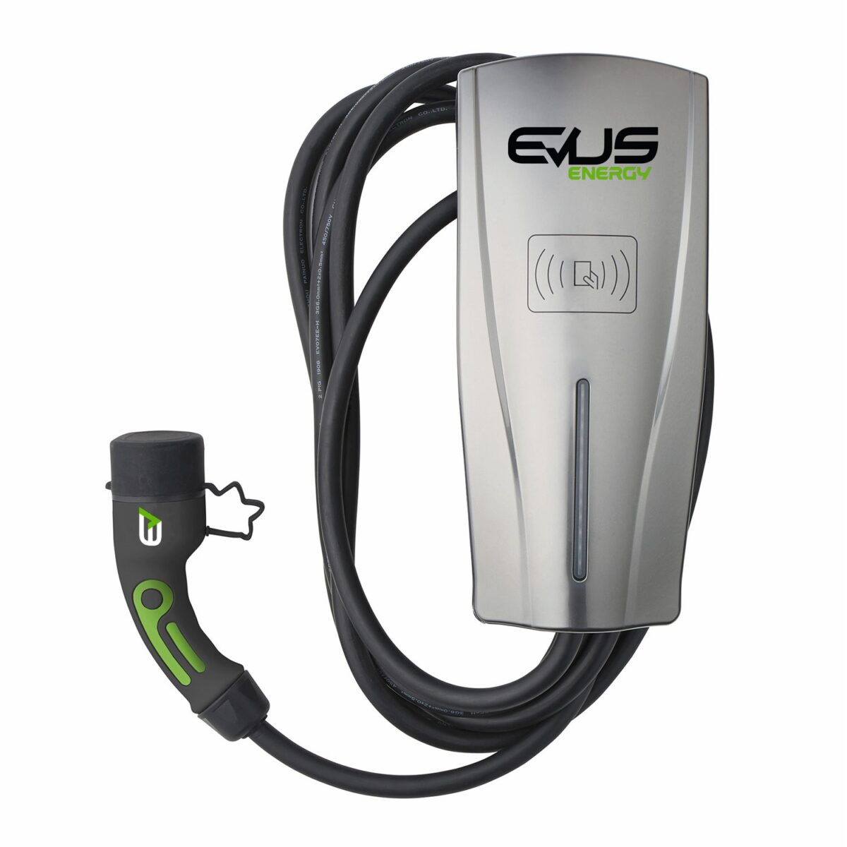 CARGADOR Z 74M EVUS ENERGY WALLBOX 7,4Kw/230v/ 32A / MANGUERA 6m CONEXIÓN TIPO 2/IEC 62196-2 BLUETOOTH Y WIFI  IP65/IK10 - Imagen 2