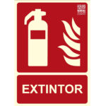 CARTEL FOTOLUMINISCENTE EXTINTOR 297X210