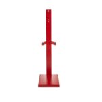 SOPORTE DE BASE PARA EXTINTOR POLVO/CO2 80X22X30 ROJO