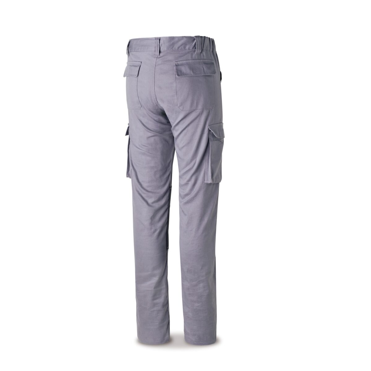 PANTALON DE TRABAJO MULTIBOLSILLOS CON RODILLERAS ELASTICO GRIS T38 - Imagen 2