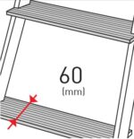 ESCALERA TIJERA DOBLE ACCESO TM-DA 5X2 MADERA - Imagen 4