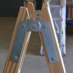 ESCALERA TIJERA DOBLE ACCESO TM-DA 5X2 MADERA - Imagen 2